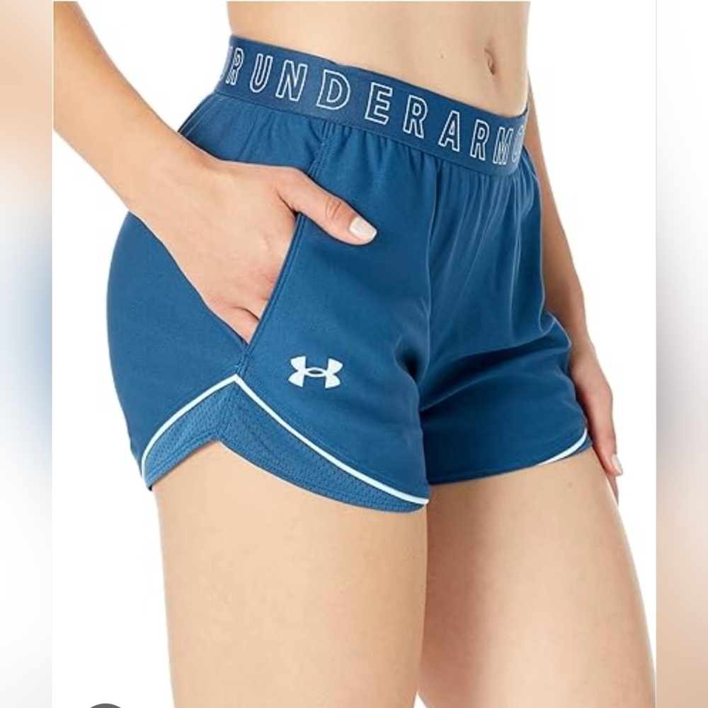 Under Armour Women's Dark Blue Athletic Shorts